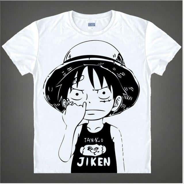 T-Shirt One Piece Monkey D Luffy Jiken