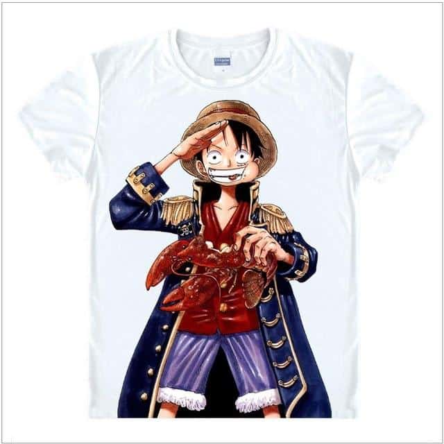 T-Shirt One Piece Luffy qui Mange