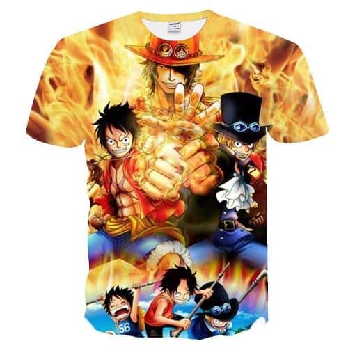 T-Shirt One Piece Monster Family