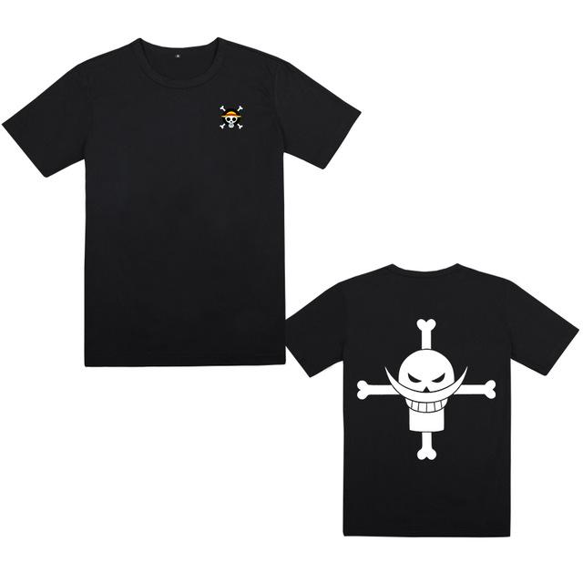 T-Shirt One Piece Jolly Roger Mugiwara et Barbe Blanche