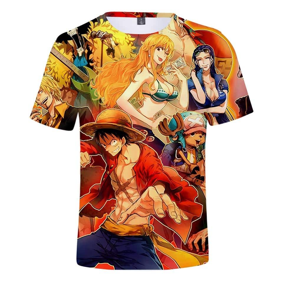T-Shirt One Piece Équipage Mugiwara