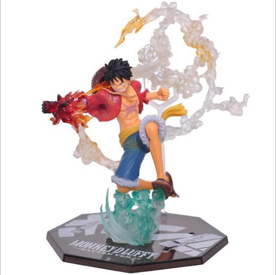 Figurine One Piece Luffy Red Hawk