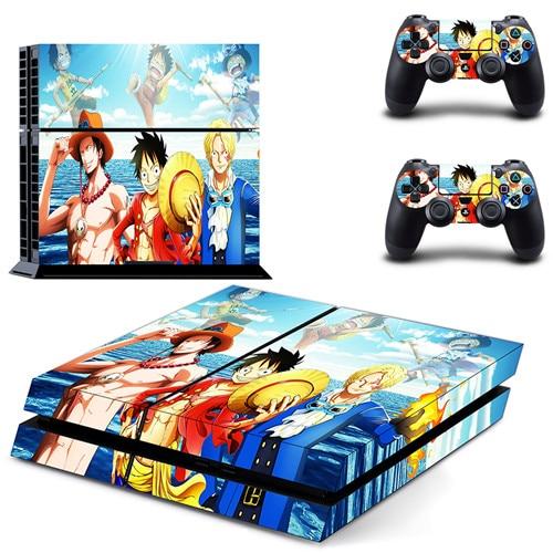 Stickers PS4 One Piece Luffy Ace et Sabo