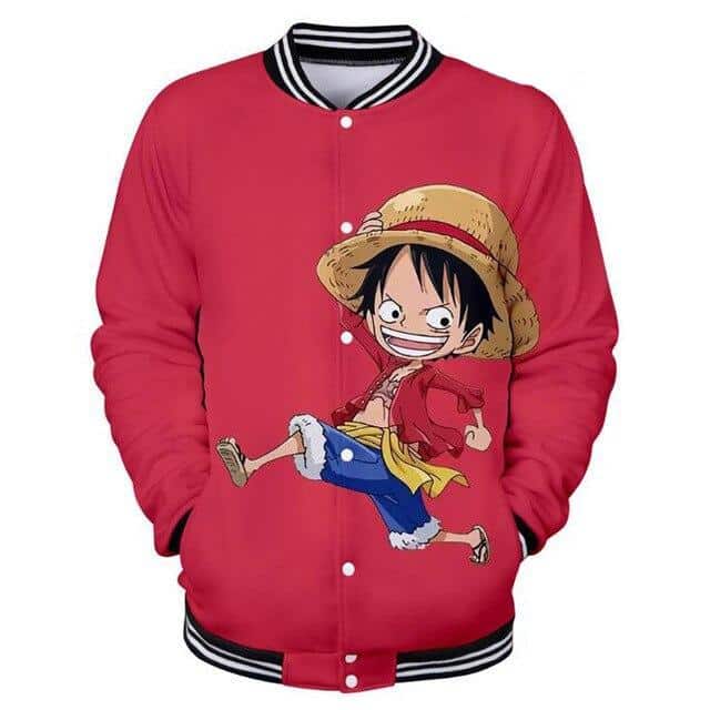 Veste Teddy One Piece Luffy Enfant