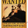 Poster One Piece Bartholomew Kuma Wanted