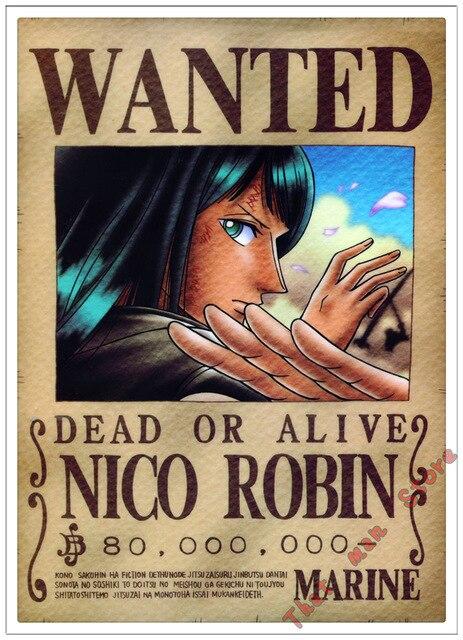 Poster One Piece Nico Robin Wanted