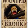 Poster One Piece Brook Wanted